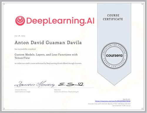 Custom Models, Layers, and Loss Functions with TensorFlow