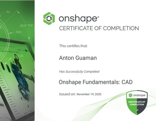 Onshape Fundamentals: CAD